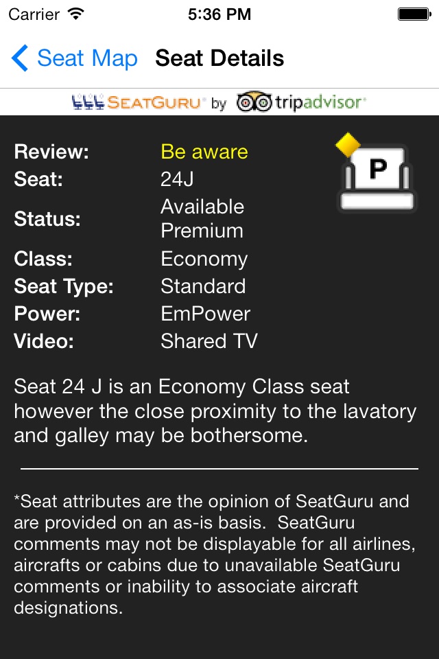 Seat Alerts screenshot 4