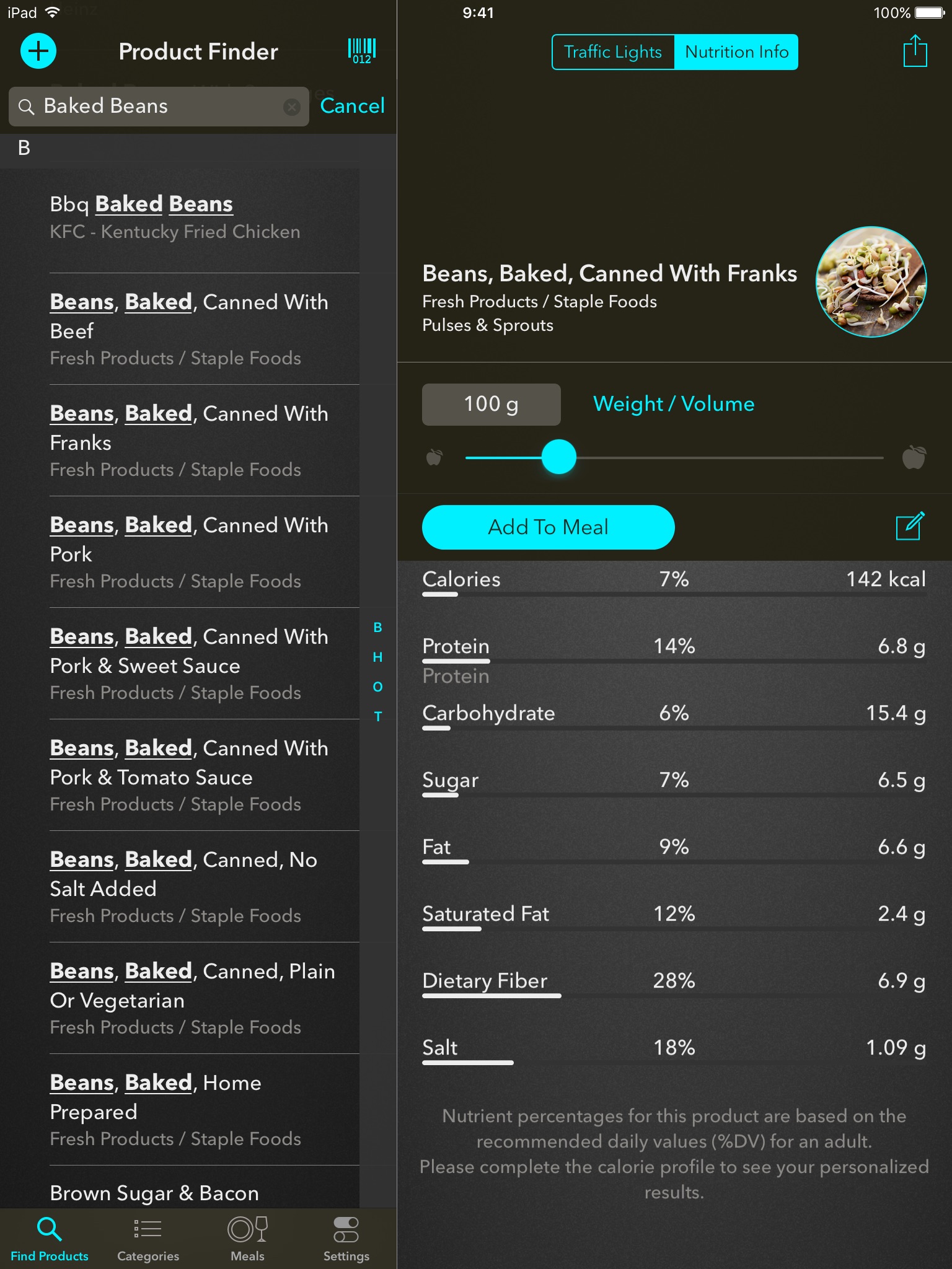 Traffic Light Calorie Counter & Food Guide screenshot 3