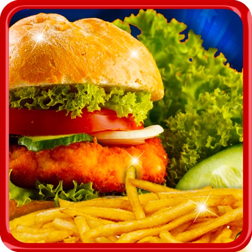 Fast Food Burger Maker - BBQ grill food and kitchen game iOS App