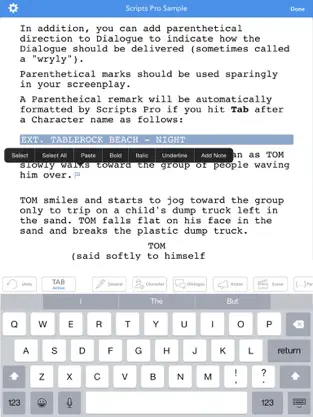 Imágen 2 Scripts Pro - Screenwriting on the Go iphone