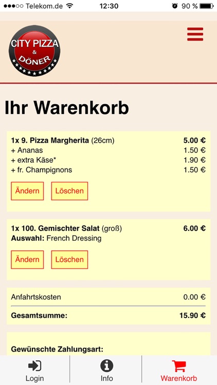 City Pizza und Döner screenshot-3