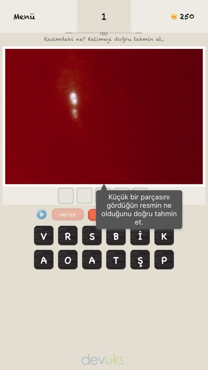 Resimdeki Ne ? - Resimli Kelime Bulmaca - 1 Resim 1 Sözcük Bilmece Oyunu