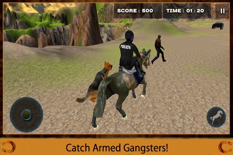 Mounted Horse Police Officer Chase & Arrest Criminals screenshot 3