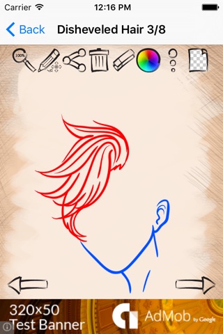 Drawing Lessons Hairdo Hairstyles screenshot 3