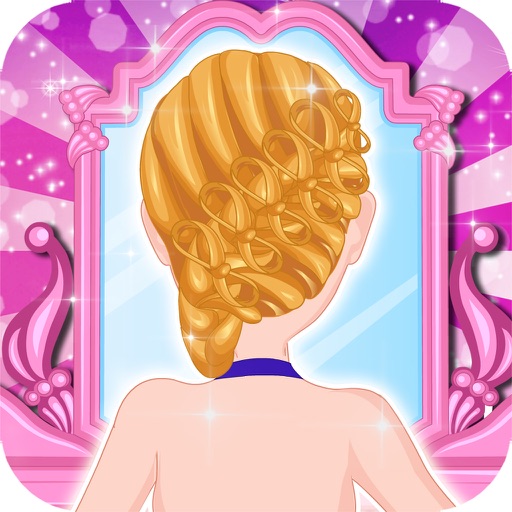 Ball braided hair - Princess Puzzle Dressup salon Baby Girls Games icon