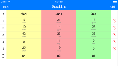 How to cancel & delete Scoring - Scorer For Sport, Table, Card Games from iphone & ipad 4