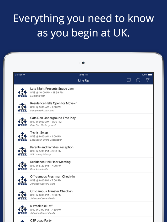 University of Kentucky K Week 2016