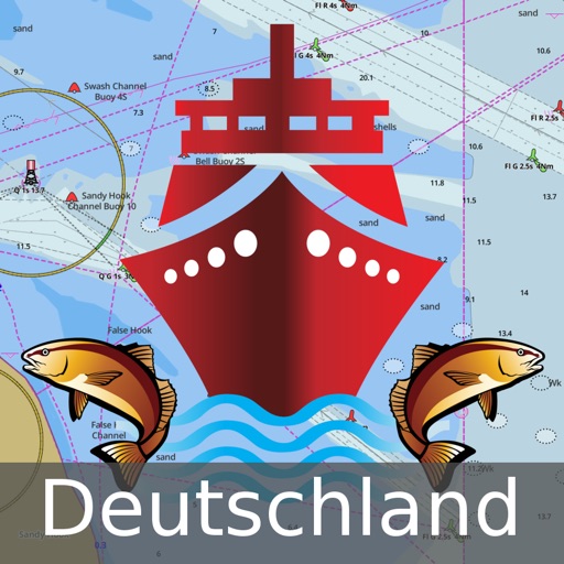 i-Boating:Germany GPS Nautical / Marine Charts & Maps