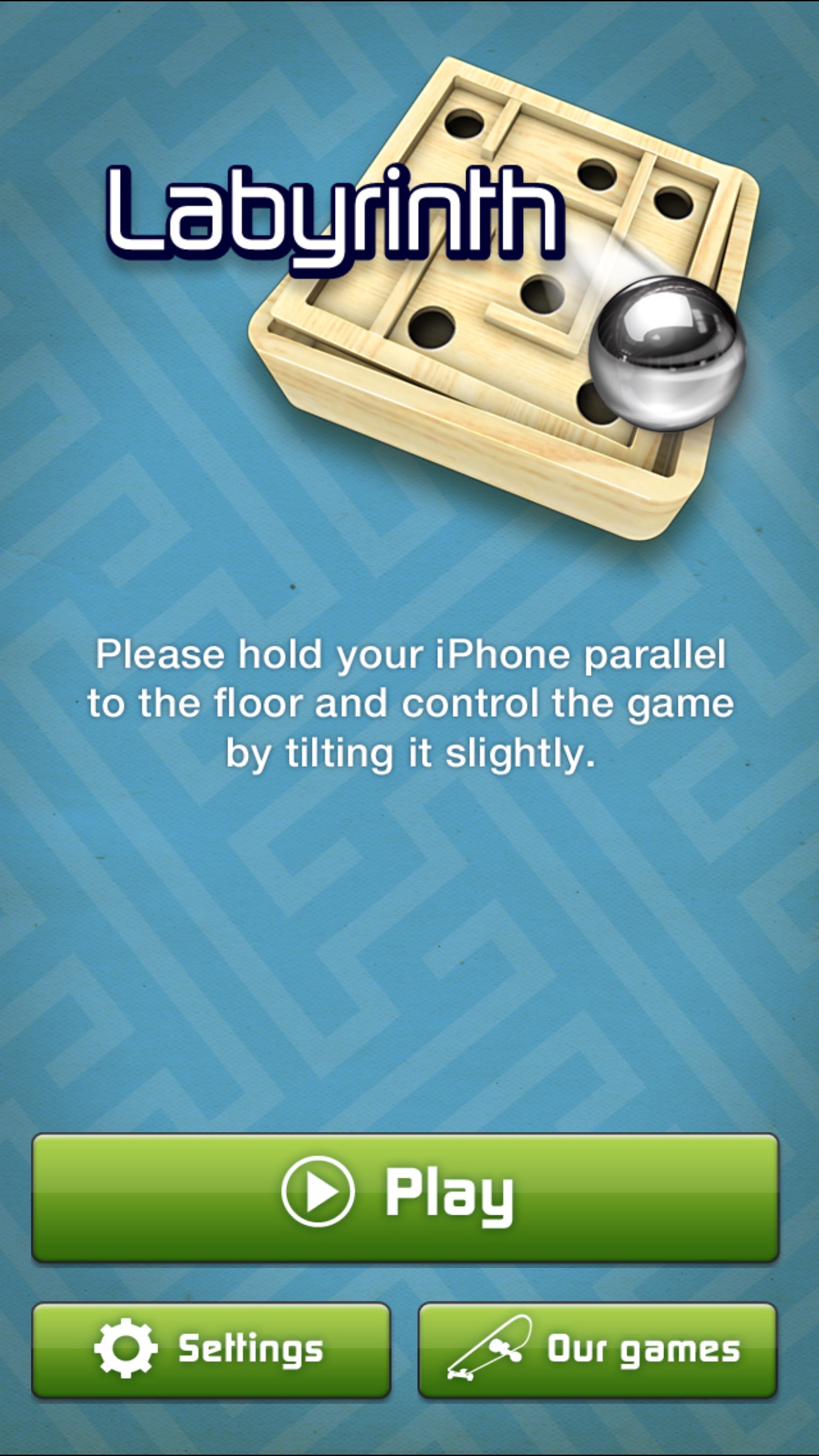 Screenshot do app Labyrinth