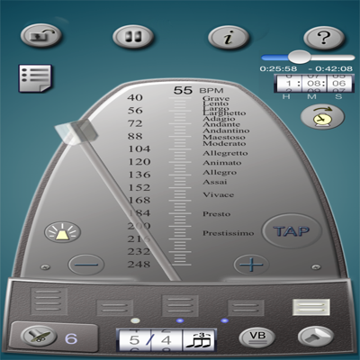 Lifelike Mechanical Metronome