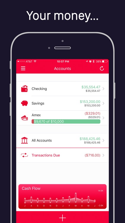 Money Pro - Personal Finance Manager, Spending Tracker, Account Cashflow & Budget Planner screenshot-0