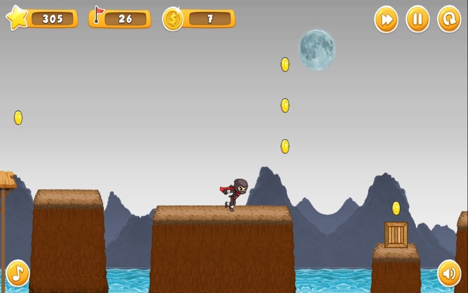 Ninja Hero Run Game - Fun Games For Free screenshot 2