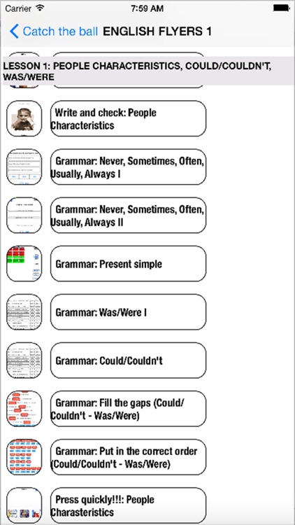 English Quinto Primaria - Flyers 1 for iPhone