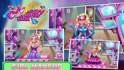 How to cancel & delete Nerdy Girl Makeup Salon - Makeup Tips & Makeover games for girls from iphone & ipad 1