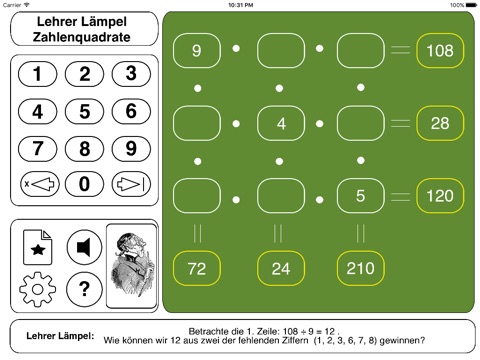 Lehrer Lämpel: Digit Squares screenshot 3