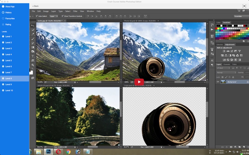 Crash Course Adobe Photoshop Edition review screenshots