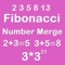 Number Merge Fibonacci 3X3 - Playing With Piano Sound And Sliding Number Block