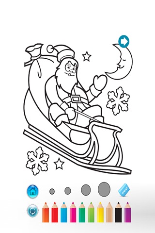 A christmas coloring book! decorate tree & lights paint maker screenshot 3