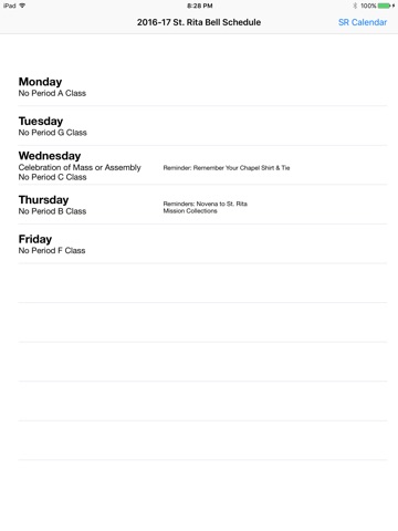 St. Rita Bell Schedule screenshot 2