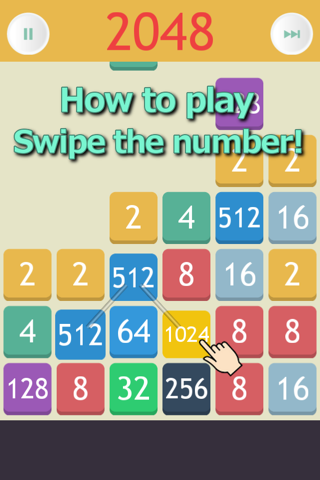 Pow2 -Make 2048 Puzzle screenshot 2