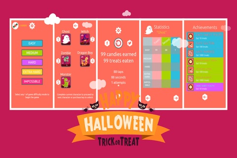 Candy Rush - Halloween Trick or Treat, the journey of 5 friends screenshot 2