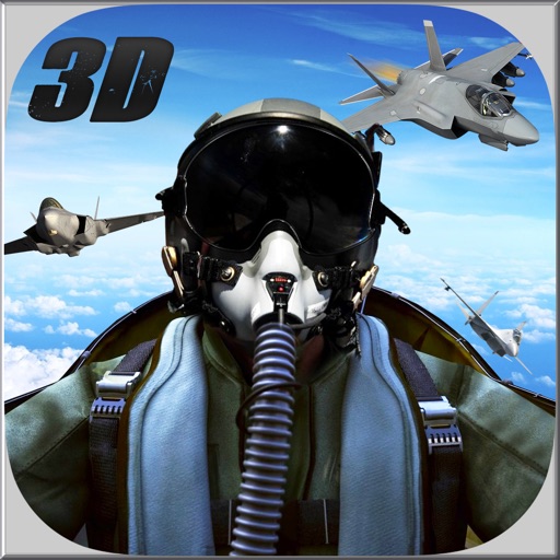 Air Force Fighter Jets Strike 3D Flight Simulator Icon