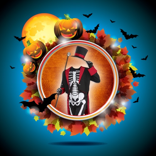 Halloween Dress Up Camera – Try Zombie Witch & Pumpkin Makeover Costume Photo Stickers