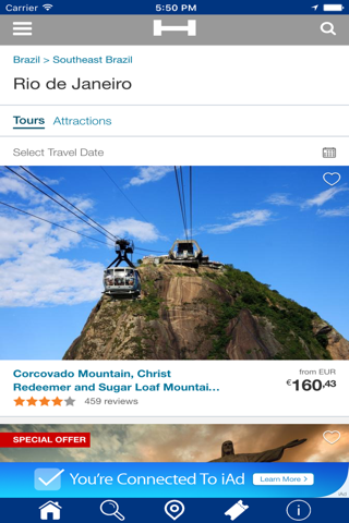 Rio de Janeiro Hotels + Compare and Booking Hotel for Tonight with map and travel tour screenshot 2