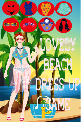 Lovely Beach Dress Up Game screenshot 2