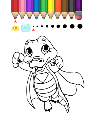 Kids Coloring Book - Cute Animals 3 screenshot 3