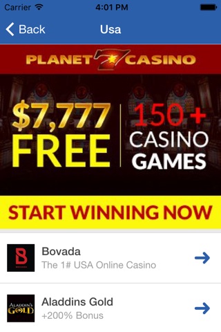 Online Gambling Reviews - Online Real Money Casino, Betting, Poker, Blackjack, Craps and Big Win with Slots screenshot 2