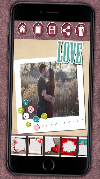 Love photo frames Photomontage love frames to edit your romantic images – Premium