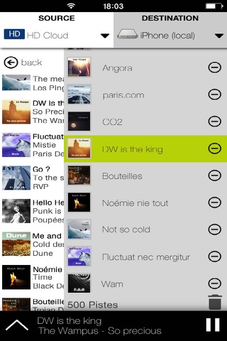 Sesam Music UPnP DLNA Player screenshot 2