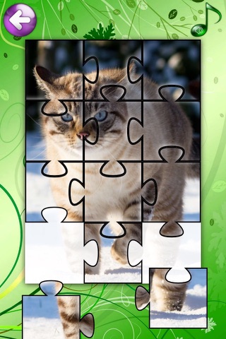 Kitty Kitten Jigsaw Puzzle Games for Girls with Baby Pet Cat who Loves Educational Animal Puzzles for Kids screenshot 4