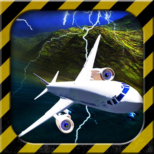 Airport Crash Landing 3D - City Plane Pilot Simulation icon