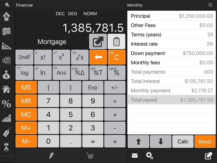 Financial Calculator HD