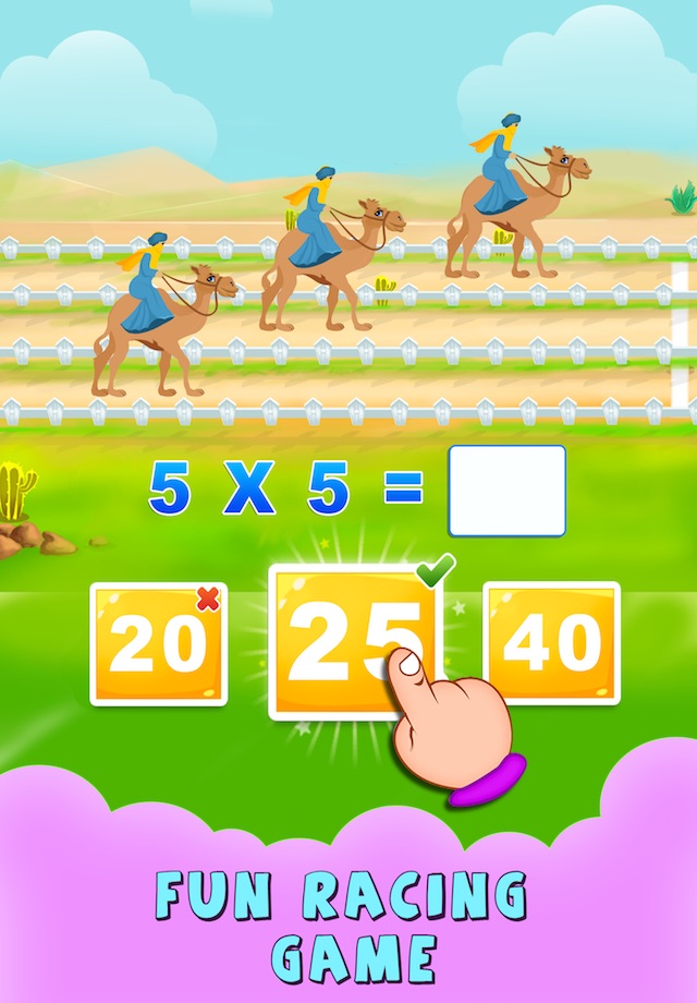 Fun games for learning and mastering times tables screenshot 2