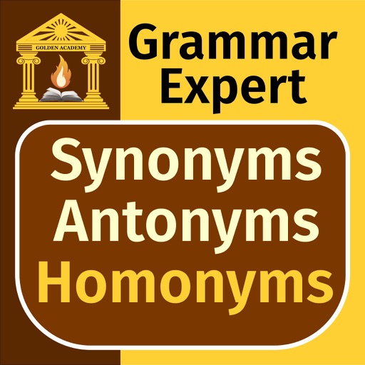 Grammar Expert: Synonyms, Antonyms and Homonyms FREE Icon