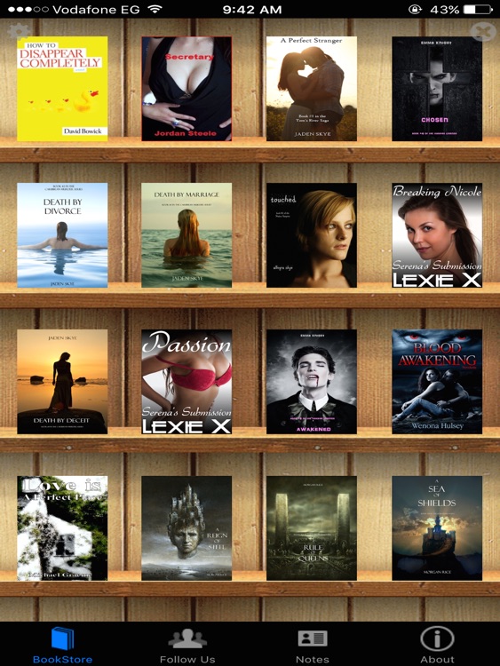 Romantic BookStore for iPad