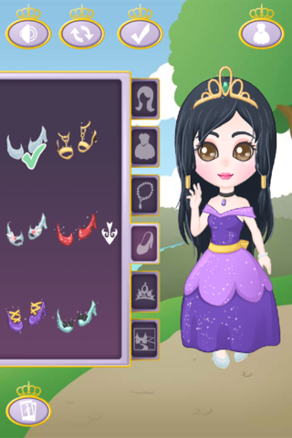 Royal Princess Dress Up Girls Game - Free screenshot 3