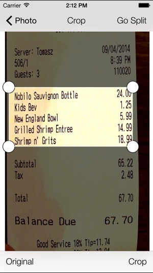 Table Tab