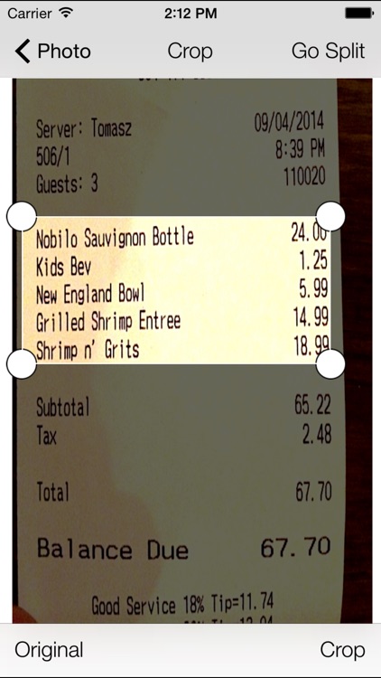 Table Tab