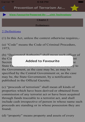 Prevention of Terrorism Act 2002 screenshot 3