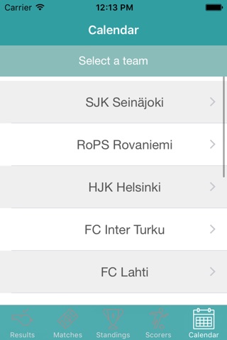 InfoLeague - Information for Finnish First Division - Matches, Results, Standings and more screenshot 3