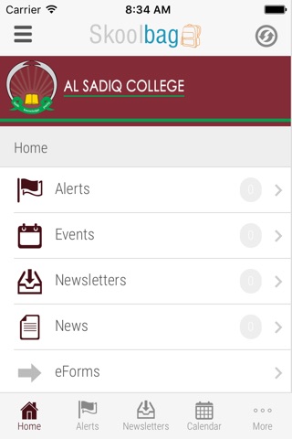 Al Sadiq College - Skoolbag screenshot 2