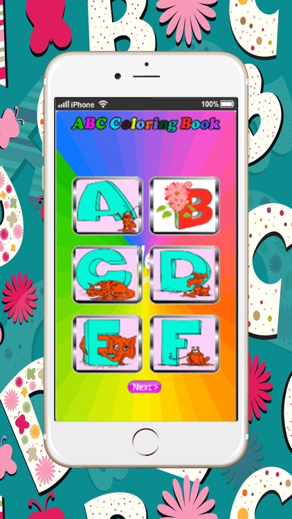 abc art pad:Learn to painting and drawing coloring pages printable for kids free