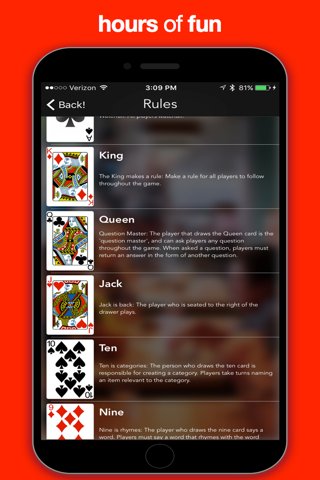 Kings Cup - A Drinking Game screenshot 2