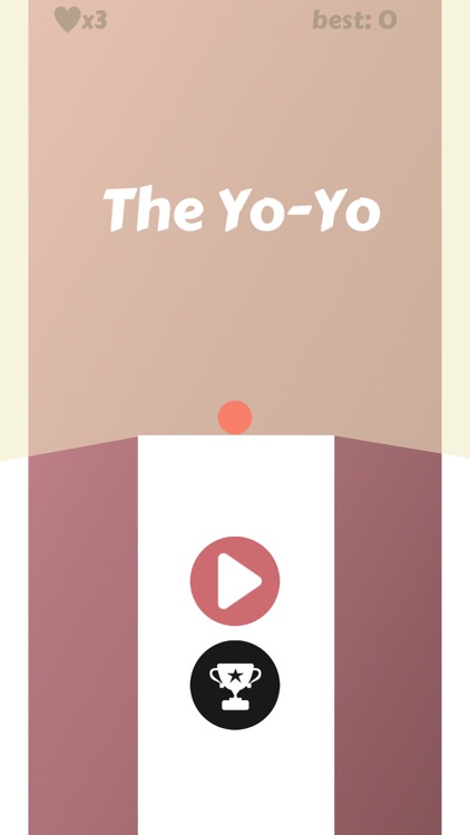 The Yo-Yo:Touch to jump & Don't touch the white tile