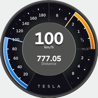 Tesla Dashboard - Speedometer, Acceleration  Brake, Odometer, Weather  Clock