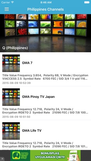 Philippines TV Channels Sat Info(圖2)-速報App